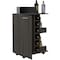 Tuhome Bar Cart, Two External Shelves, Four Casters, Six Built-in Wine Rack, Single Door Cabinet, Espresso MLC3988 - alternate 2